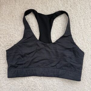 Outdoor Voices Black Charcoal Navy Sports Bra, Size S